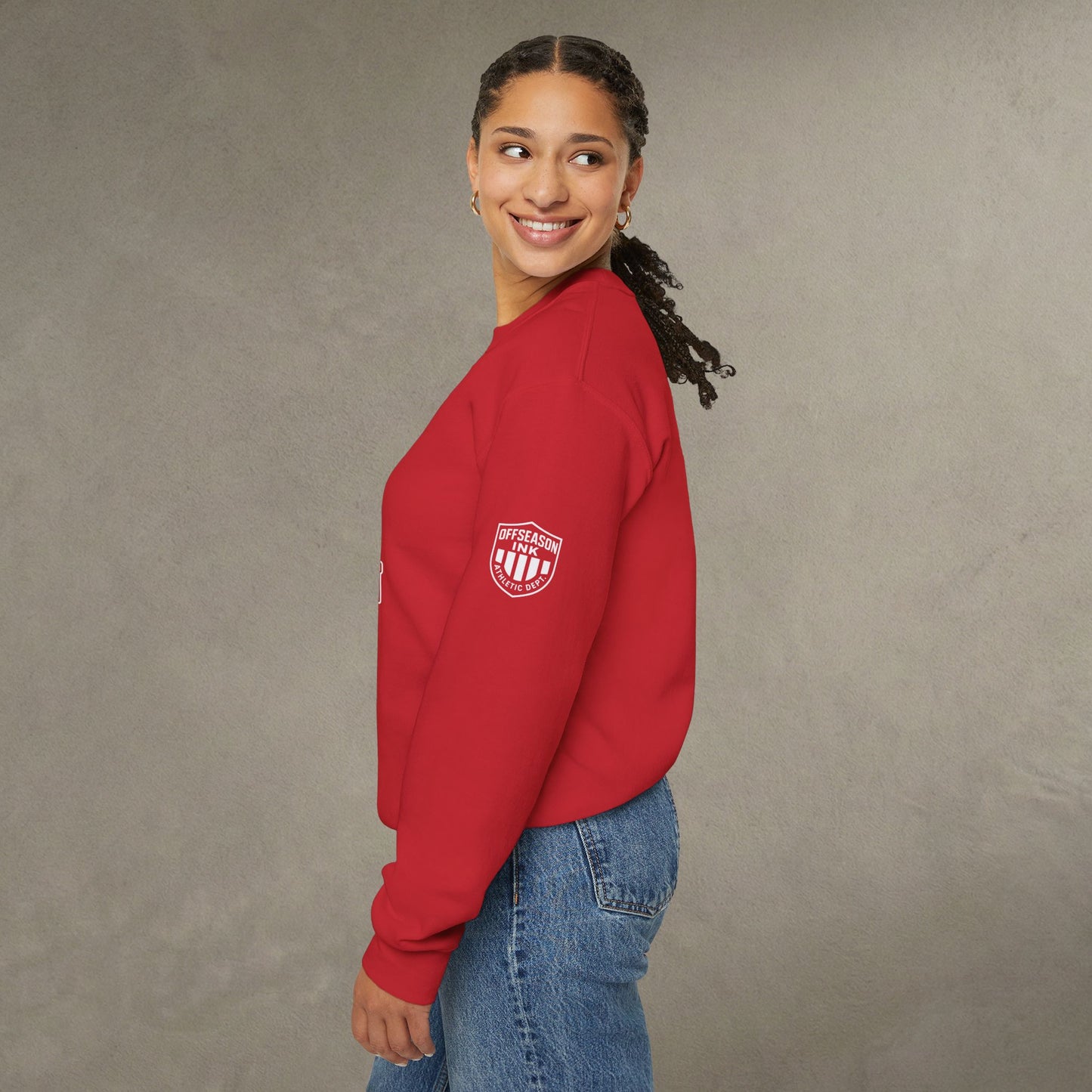 OffSeason Ink Built in the OffSeason Crewneck