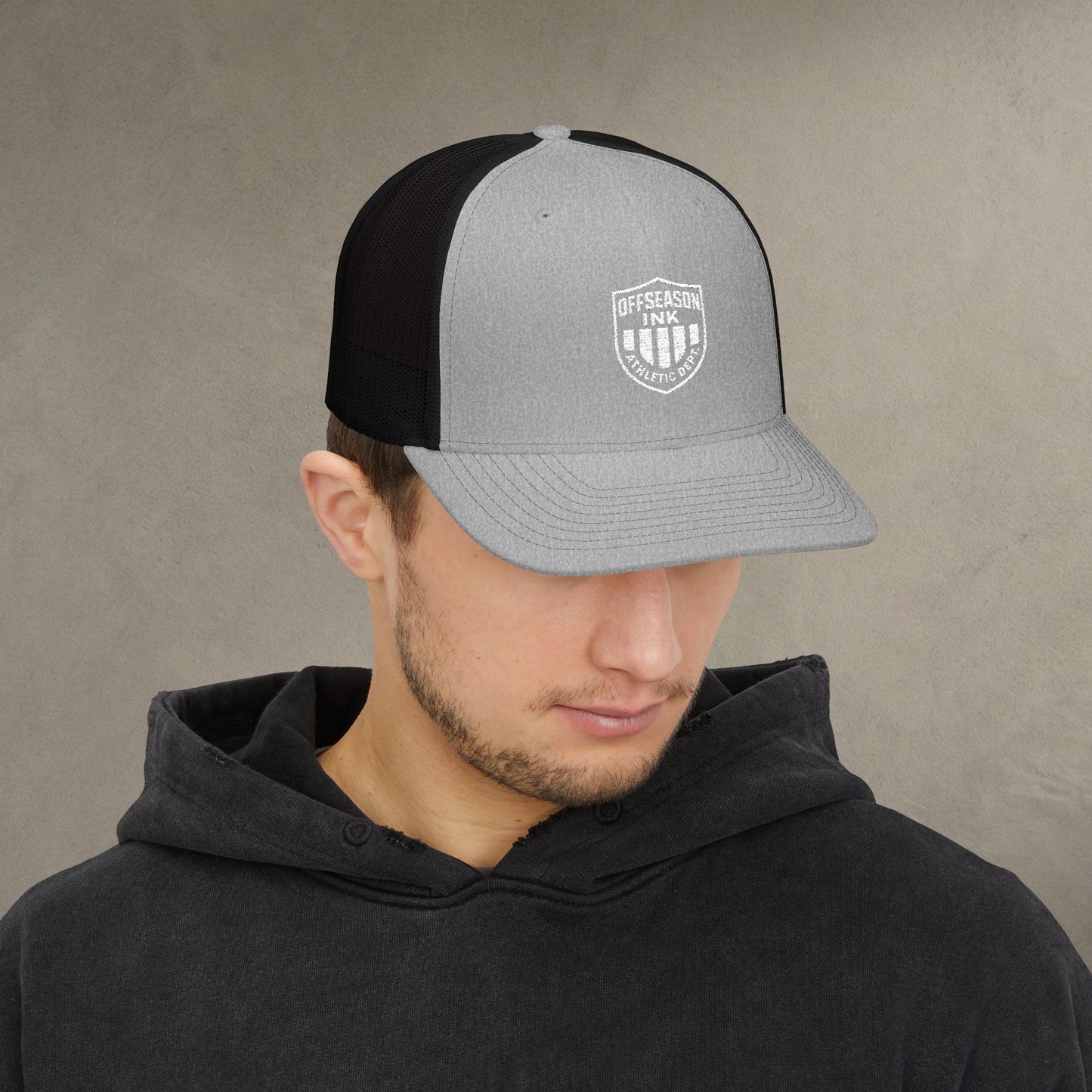 OffSeason Ink Athletic Dept Shield Trucker Hat