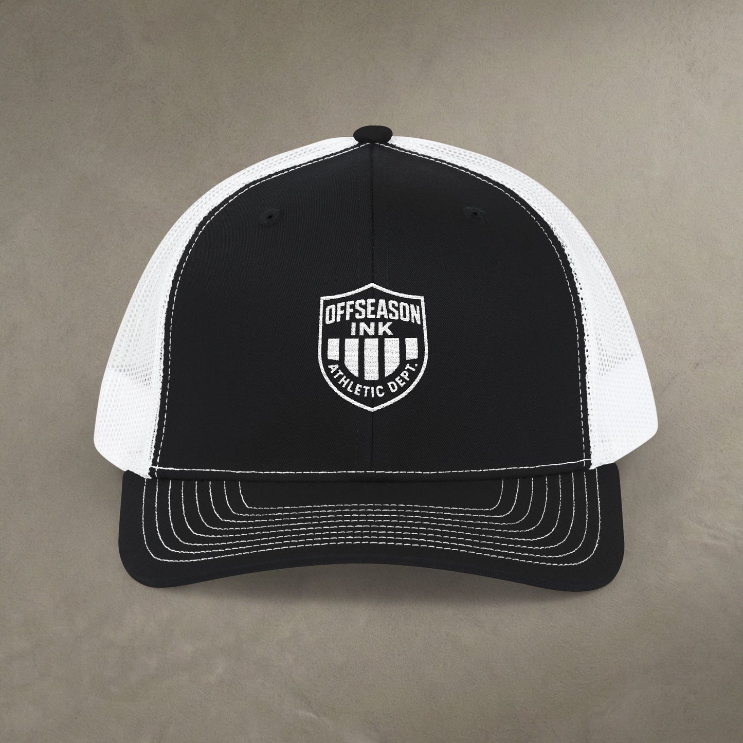 OffSeason Ink Athletic Dept Shield Trucker Hat
