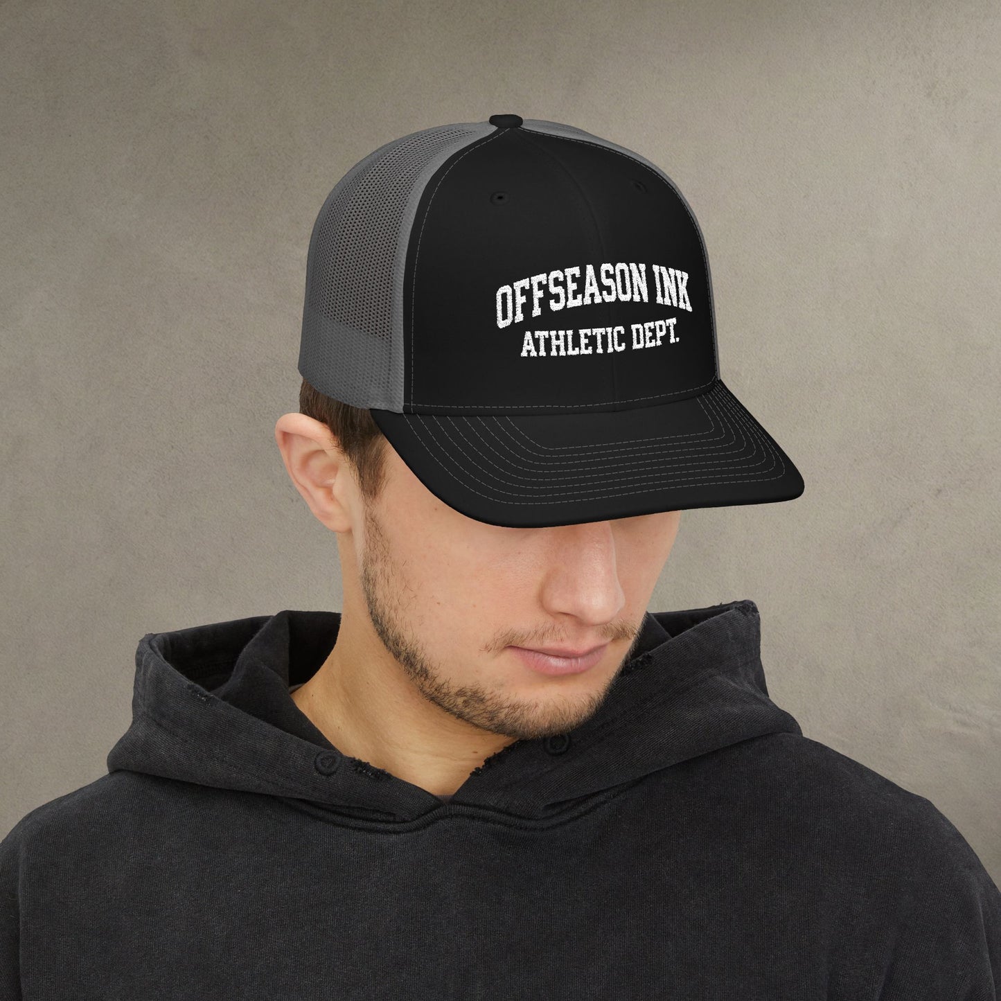 OffSeason Ink Athletic Dept. - Embroidered Trucker Hat