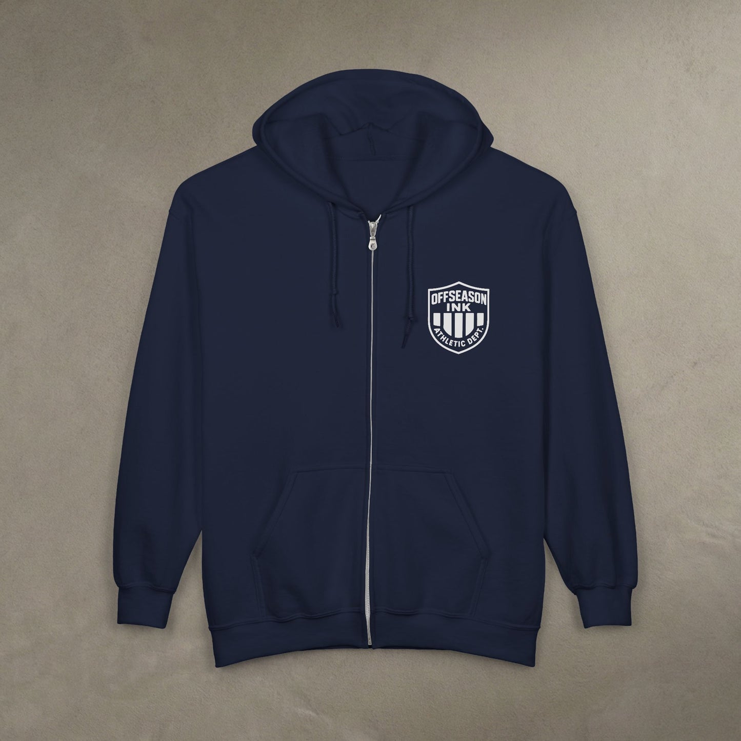 OffSeason Ink Athletic Dept. Shield Zip Hoodie