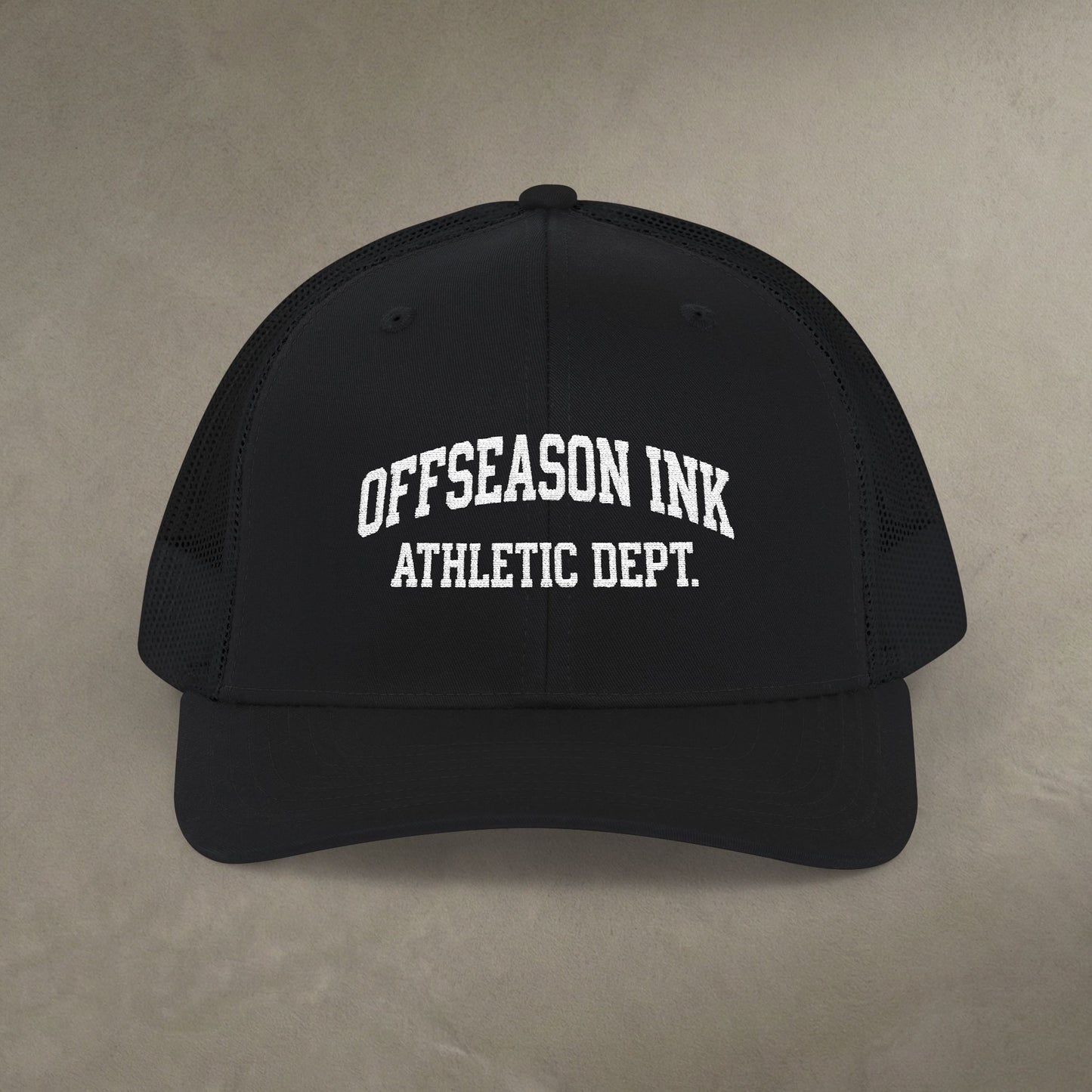 OffSeason Ink Athletic Dept. - Embroidered Trucker Hat