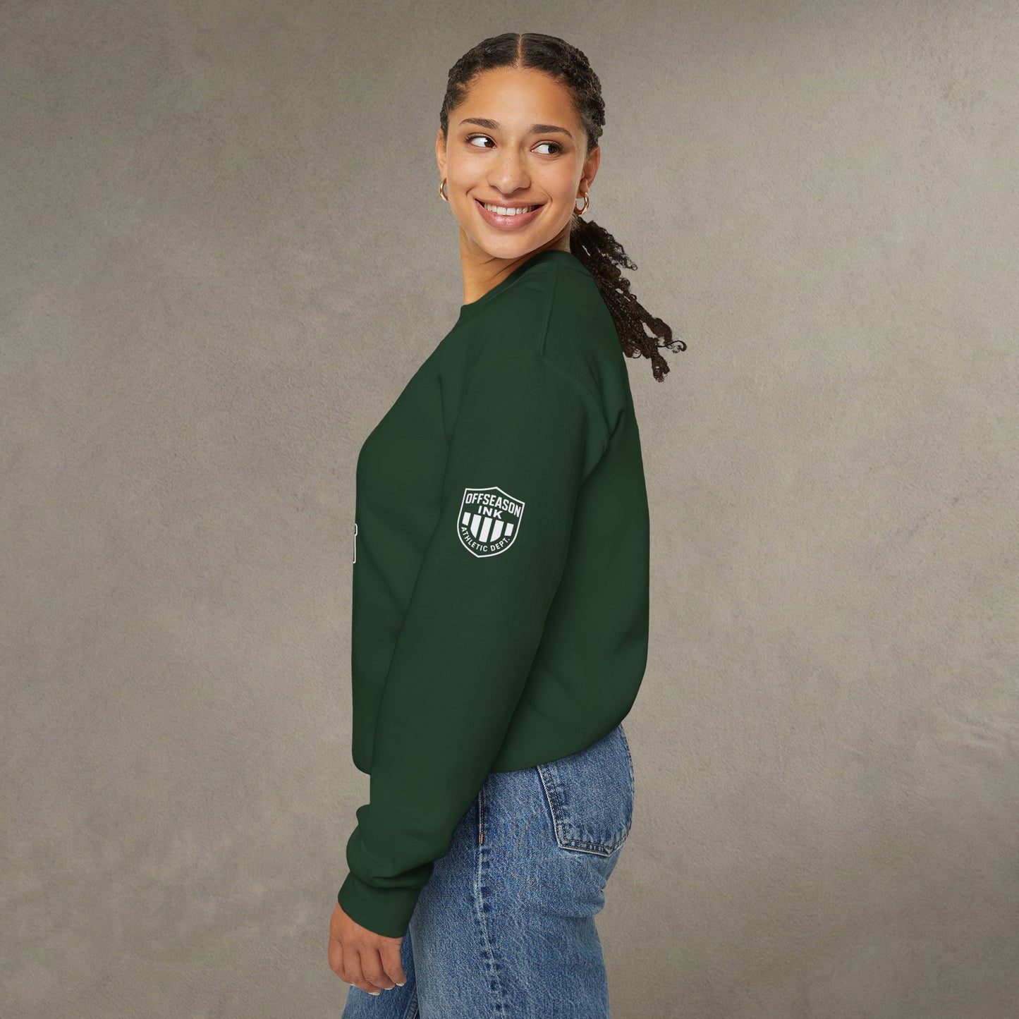 OffSeason Ink Built in the OffSeason Crewneck