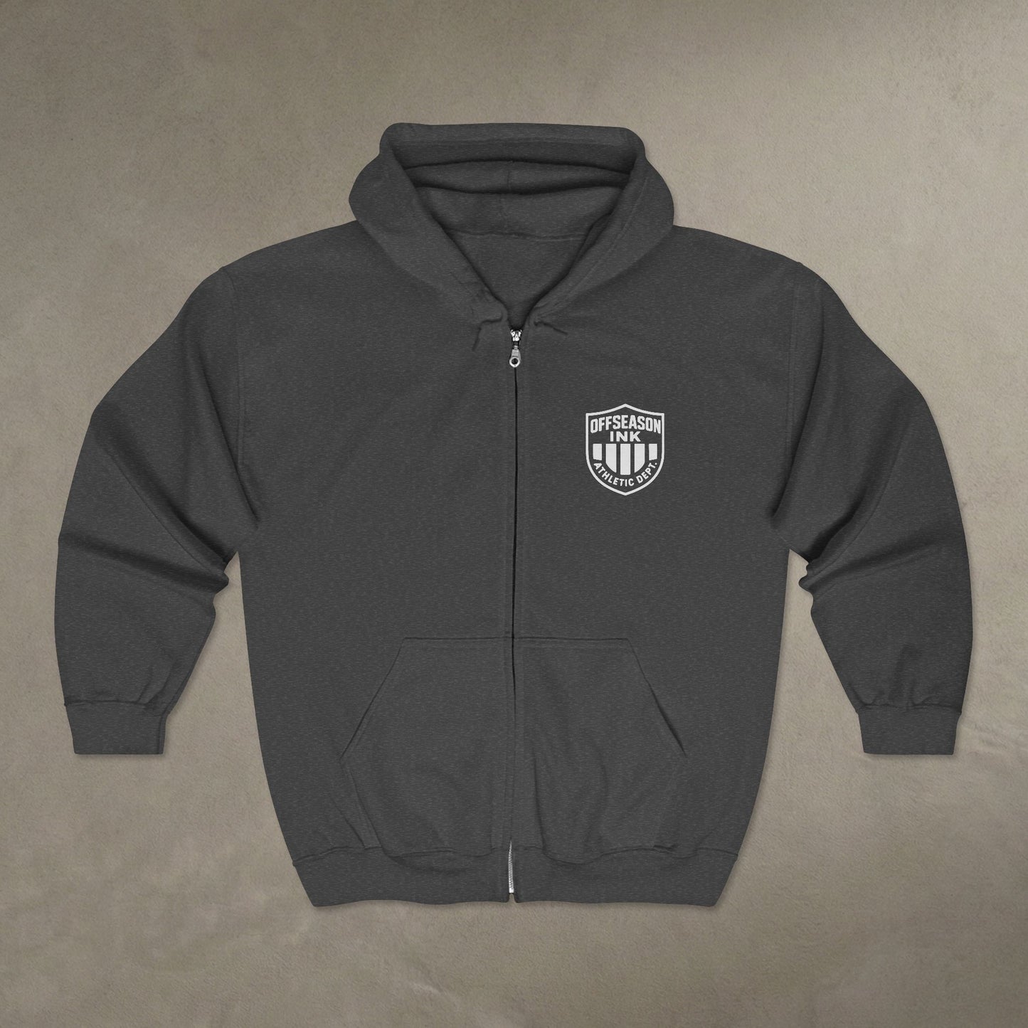 OffSeason Ink Athletic Dept. Shield Zip Hoodie