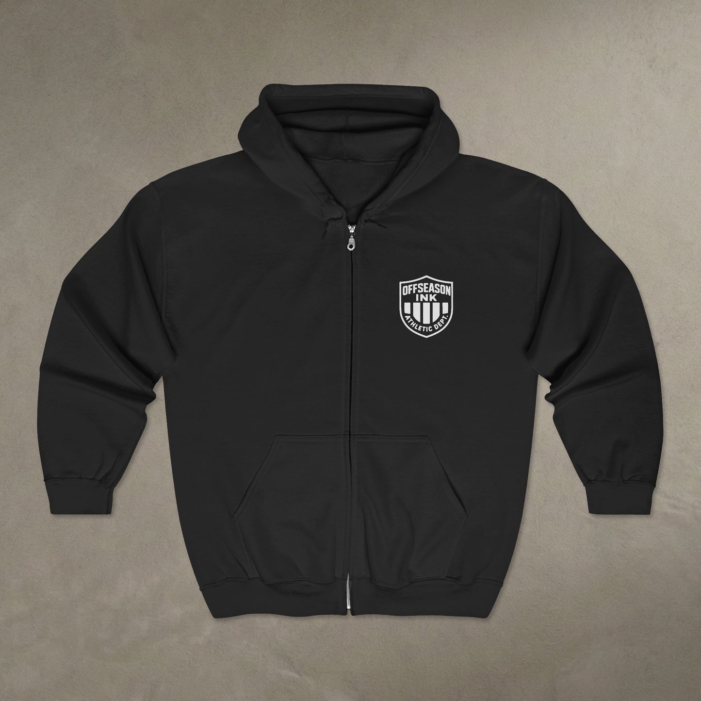 OffSeason Ink Athletic Dept. Shield Zip Hoodie