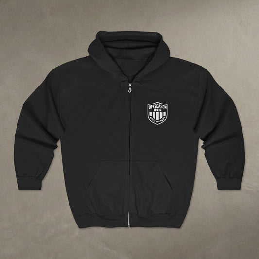 OffSeason Ink Athletic Dept. Shield Zip Hoodie