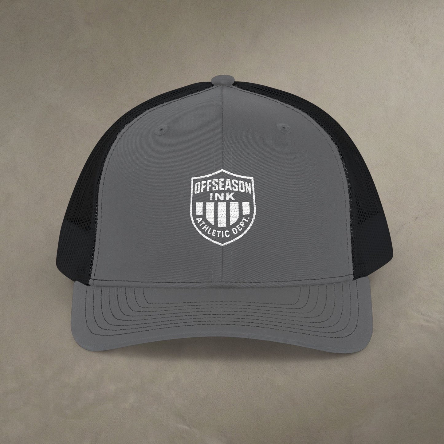 OffSeason Ink Athletic Dept Shield Trucker Hat