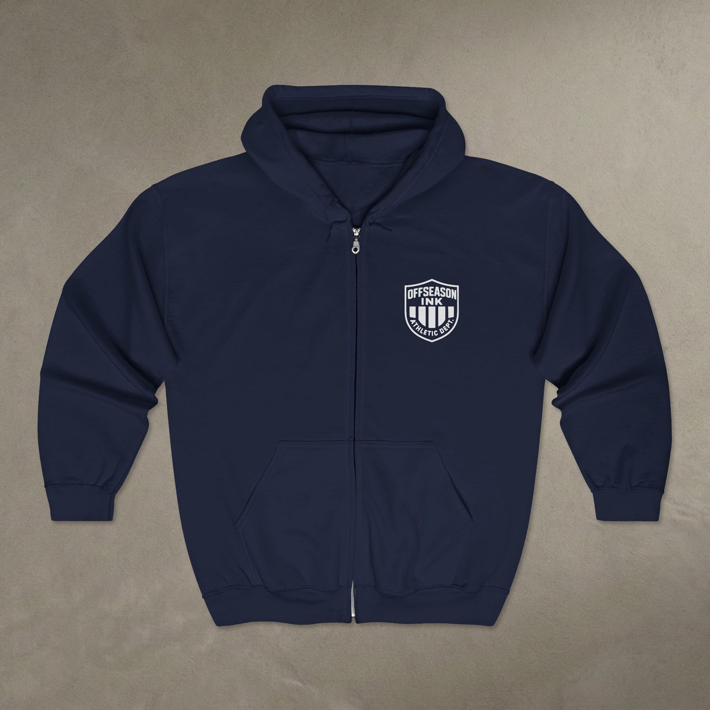 OffSeason Ink Athletic Dept. Shield Zip Hoodie