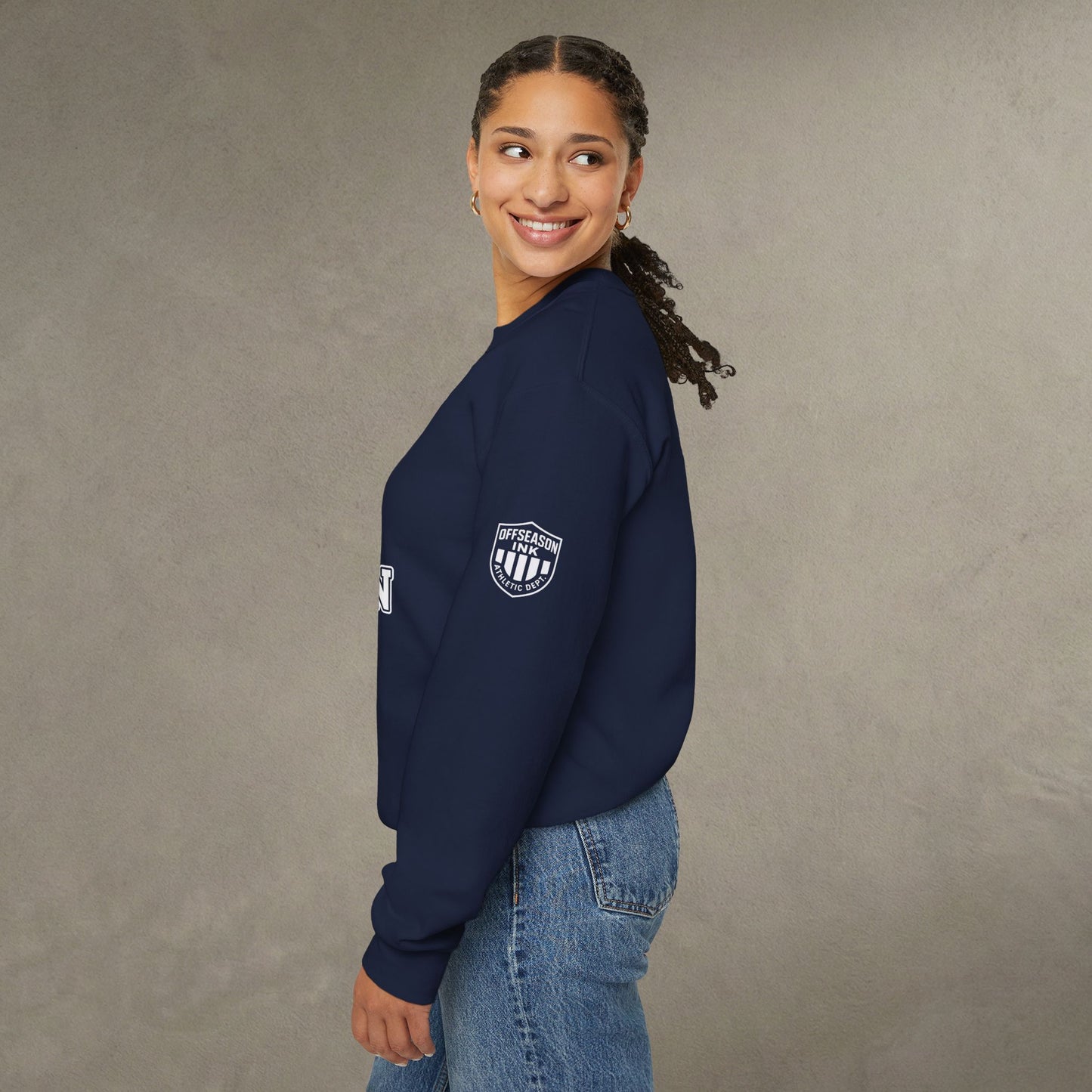 OffSeason Ink Built in the OffSeason Crewneck