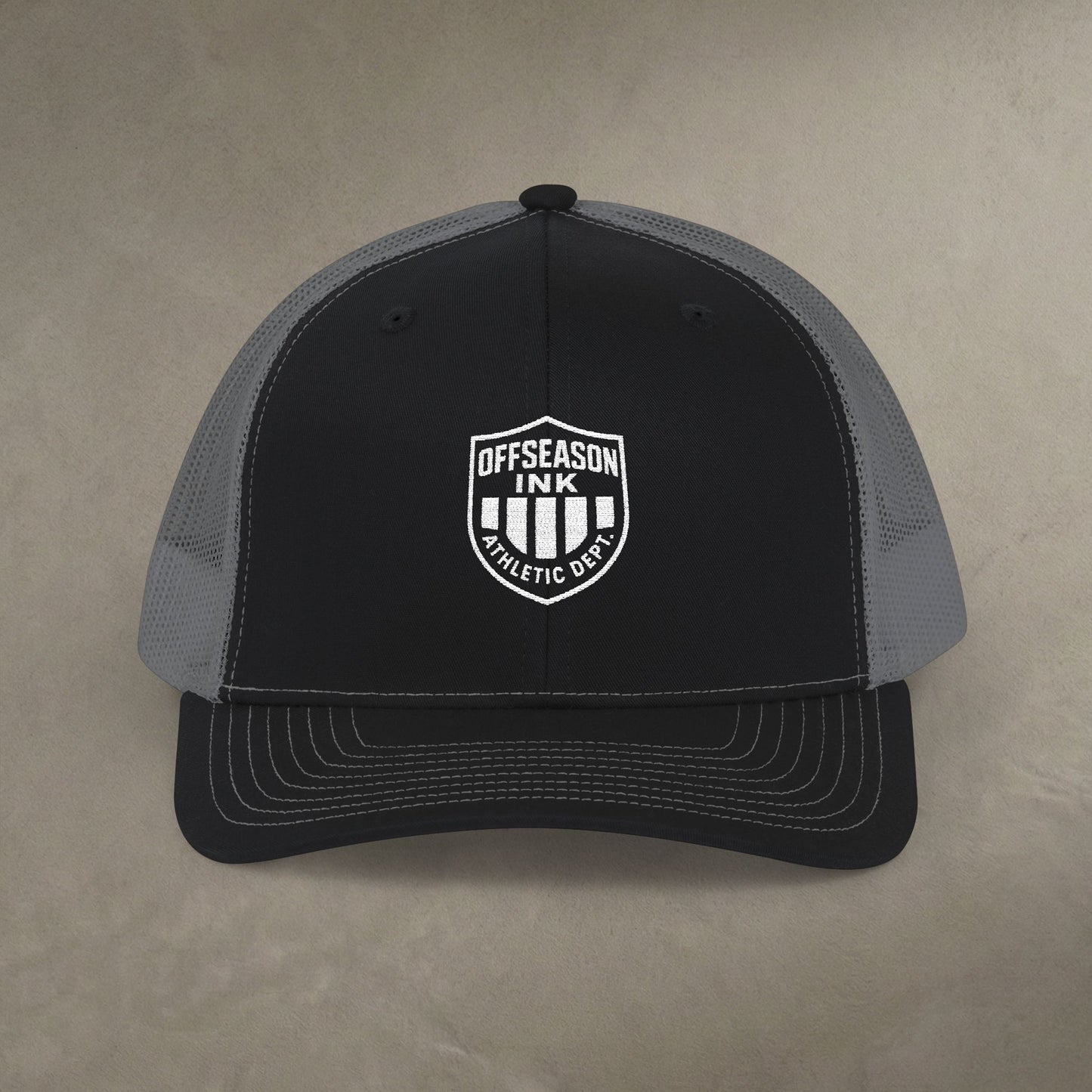 OffSeason Ink Athletic Dept Shield Trucker Hat
