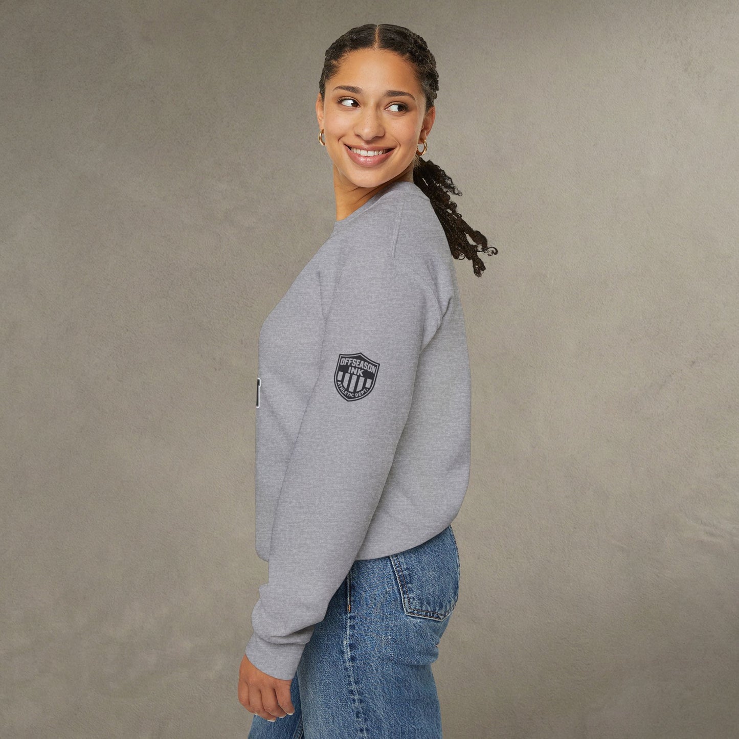 OffSeason Ink Built in the OffSeason Crewneck